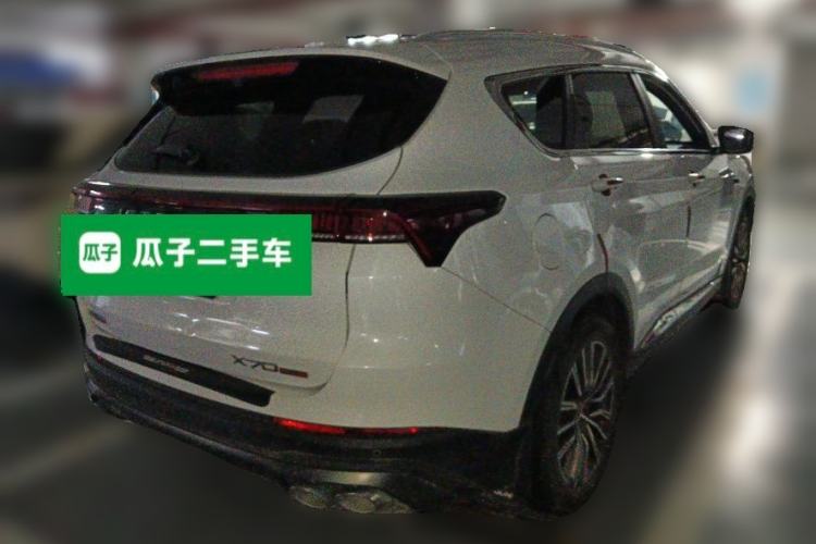 Used JETOUR X70 PLUS 2023 1.5T DCT Brave PLUS 7-Seater Rear Right 45 Deg