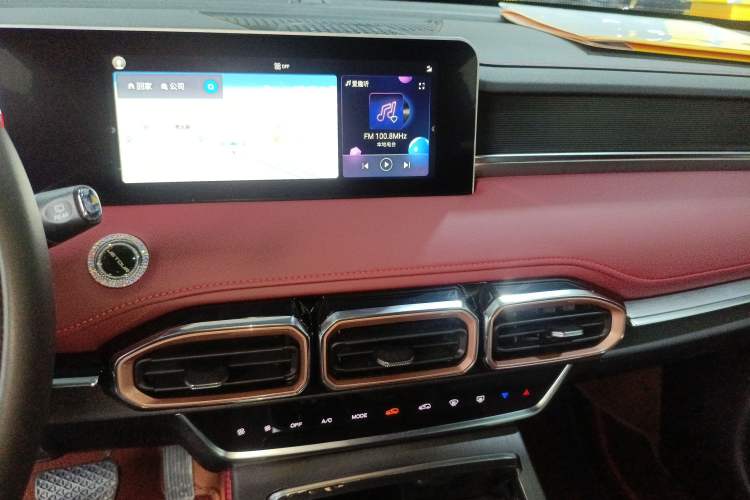 Used JETOUR X70 PLUS 2024 Champion Edition 1.5T DCT Champion MAX 5-Seater Audio And AC Panel