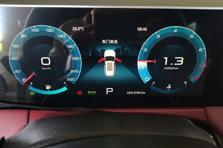 Used JETOUR X70 PLUS 2024 Champion Edition 1.5T DCT Champion PRO 7-Seater Instrument Cluster