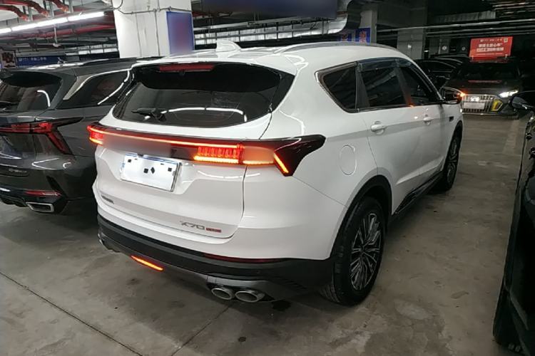 Used JETOUR X70 PLUS 2024 Champion Edition 1.5T DCT Champion MAX 5-Seater Rear Right 45 Deg