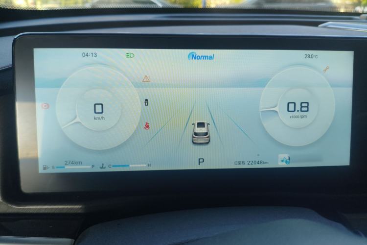 Used JETOUR X70 PLUS 2025 1.5T Luxury Dynamic Edition 7-Seater Instrument Cluster