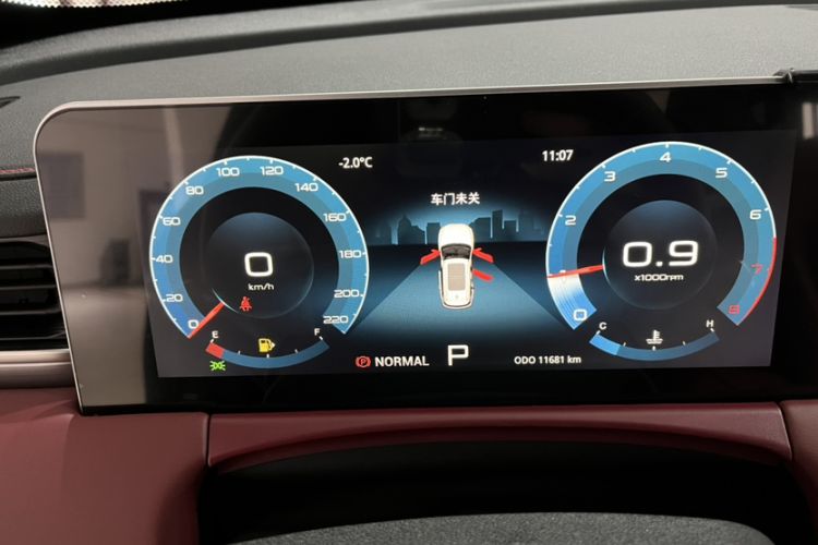 Used JETOUR X70 PLUS 2025 1.5T CVT Flagship PRO 7-Seater Odometer Close Up