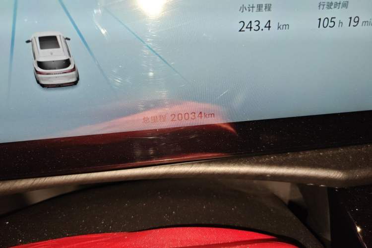Used JETOUR X70 PLUS 2025 1.5T Elite Edition 5 Seats Odometer Close Up