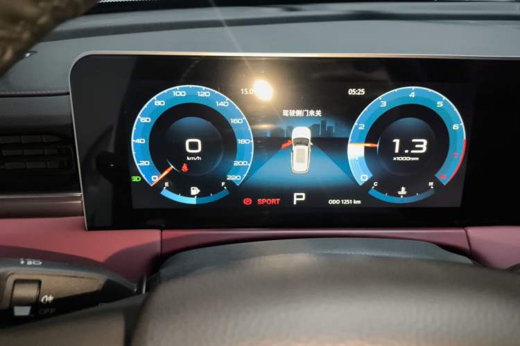 Used JETOUR X70 PLUS 2025 Champion Edition 1.5T DCT Champion PRO 5-Seater Instrument Cluster