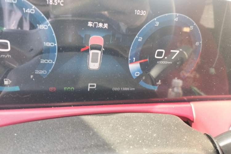 Used JETOUR X70 PLUS 2025 Champion Edition 1.5T DCT Champion MAX+ 5-seater Odometer Close Up