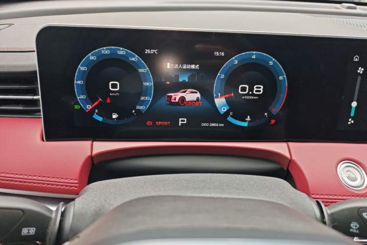 Used JETOUR X70 PRO 2023 1.5T DCT Comfort Edition 7-Seater Instrument Cluster