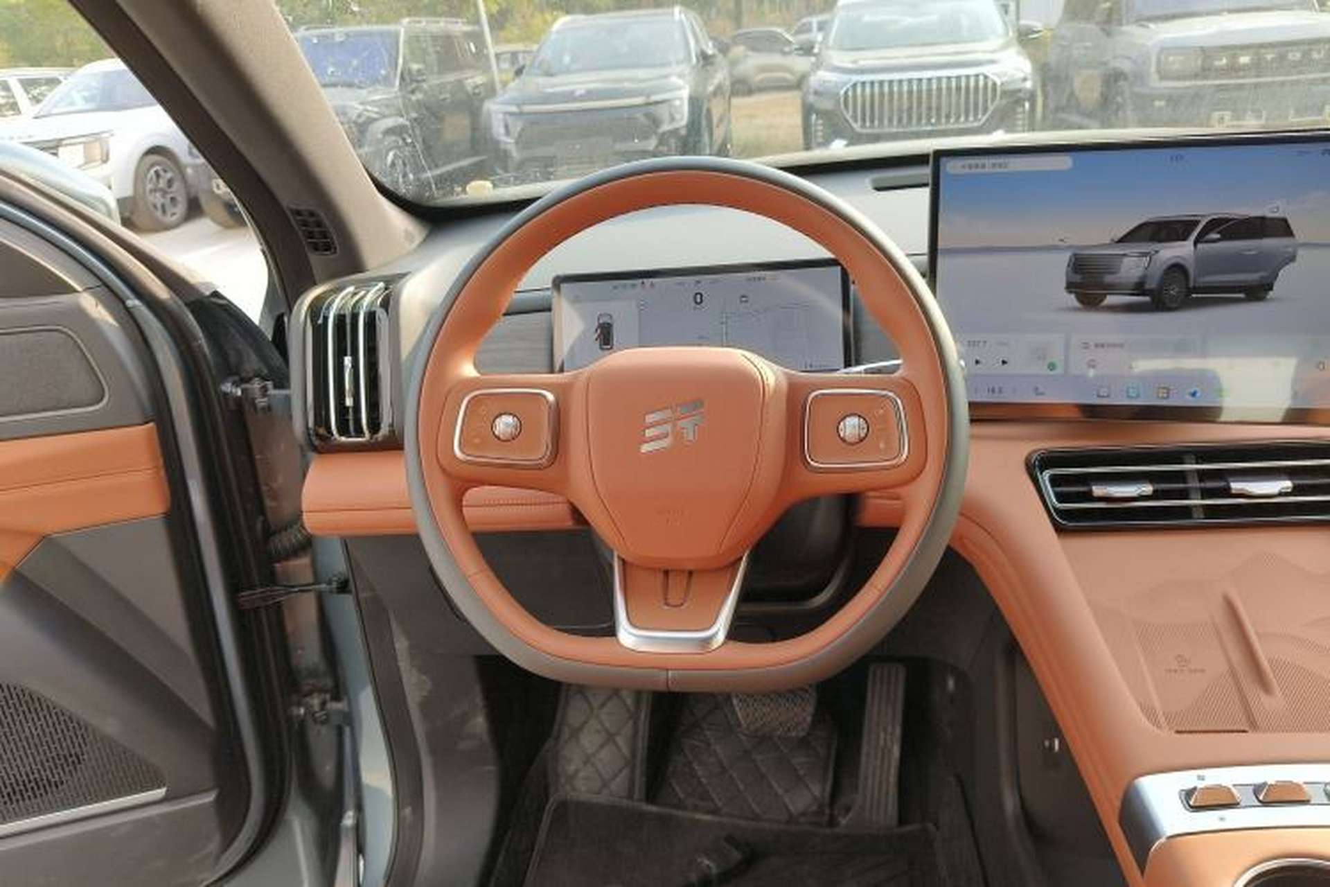 Used JETOUR X70L 2026 Model—2.0TD Automatic Flagship, 7-seater Steering Wheel