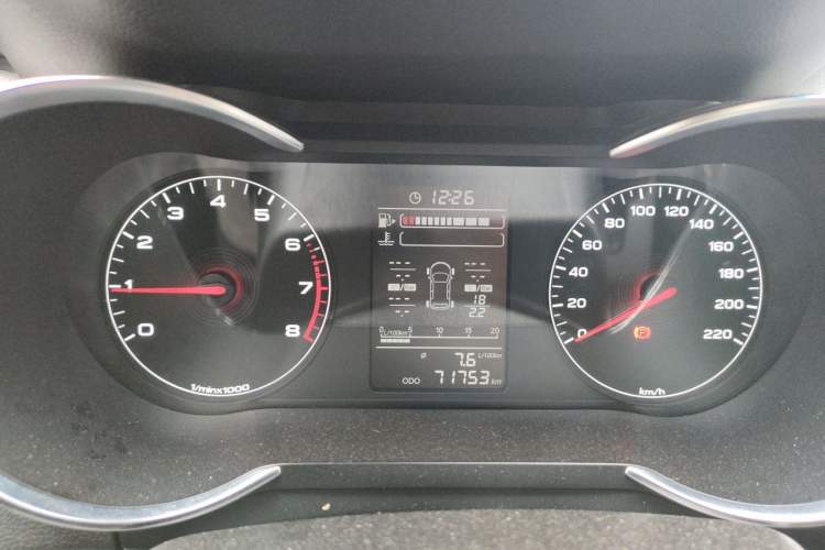 Used JETOUR X70M 2020 1.5T Manual Value-Packed 7-Seater Instrument Cluster