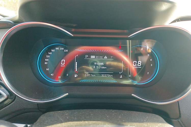 Used JETOUR X70M 2020 Revised Version 1.5T DCT Companion Edition 5 Seats Instrument Cluster