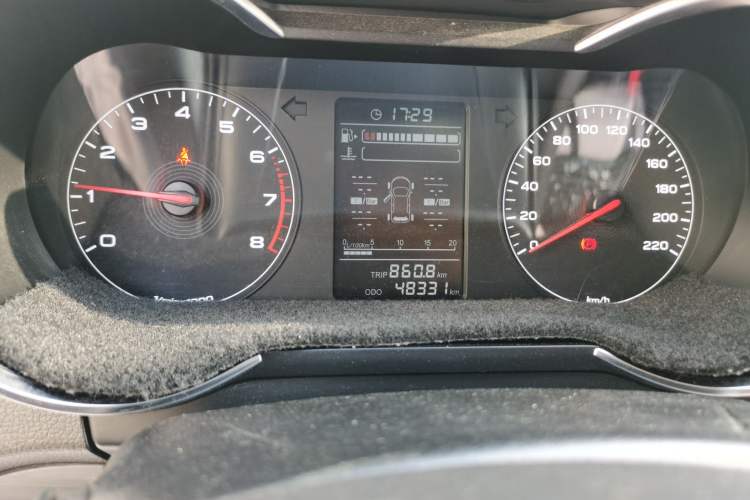 Used JETOUR X70M 2020 Revised Version 1.5T Manual - Travel Companion Type 6 Seats Odometer Close Up