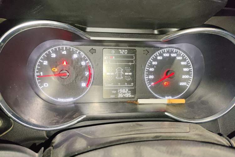 Used JETOUR X70M 2020 Revised 1.5T Manual Partner Version 5-Seater Instrument Cluster