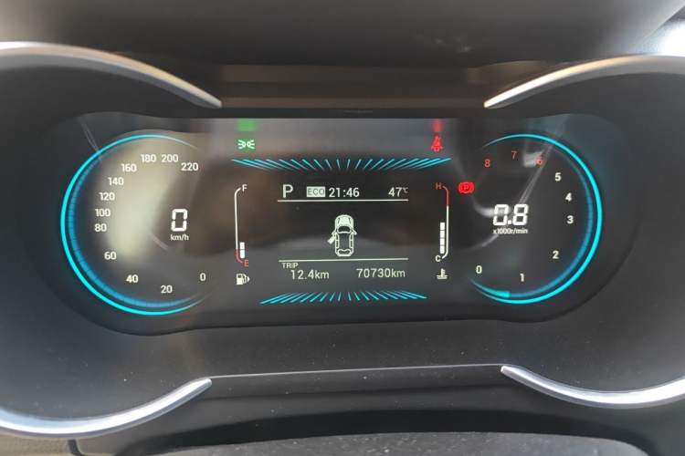 Used JETOUR X70M 2021 1.5T DCT Luxury Partner Model 5 Seats Instrument Cluster
