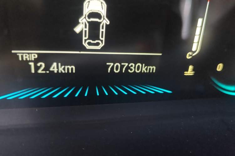 Used JETOUR X70M 2021 1.5T DCT Luxury Partner Model 5 Seats Odometer Close Up