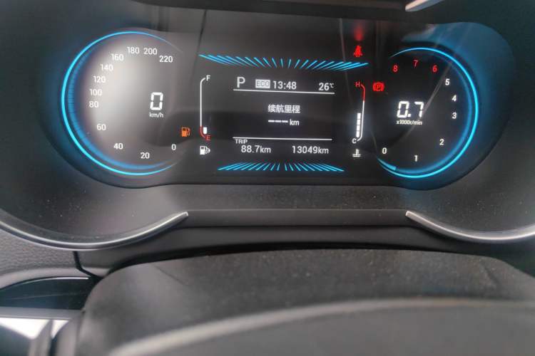 Used JETOUR X70M 2021 1.5T DCT Luxury Partner Model 7 Seats Odometer Close Up