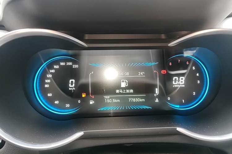 Used JETOUR X70M 2021 1.5T DCT Prestige Partner Model 5 Seats Instrument Cluster