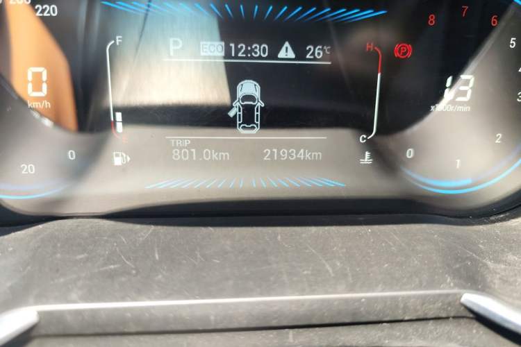 Used JETOUR X70M 2021 1.5T DCT Luxury Partner Model 5 Seats Odometer Close Up