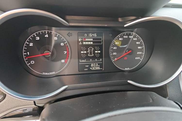 Used JETOUR X70M 2022 1.5T Manual Advanced Partner 7-Seater Instrument Cluster