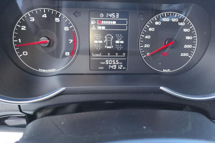 Used JETOUR X70M 2022 1.5T Manual Advanced Partner Version 5 Seats Odometer Close Up