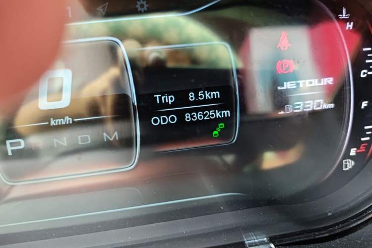 Used JETOUR X70S 2019 1.5T Automatic Lutu Edition China V Standard Odometer Close Up