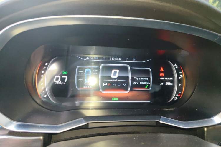 Used JETOUR X70S 2019 1.5T Automatic ZHENG TU Version China V Standard Instrument Cluster