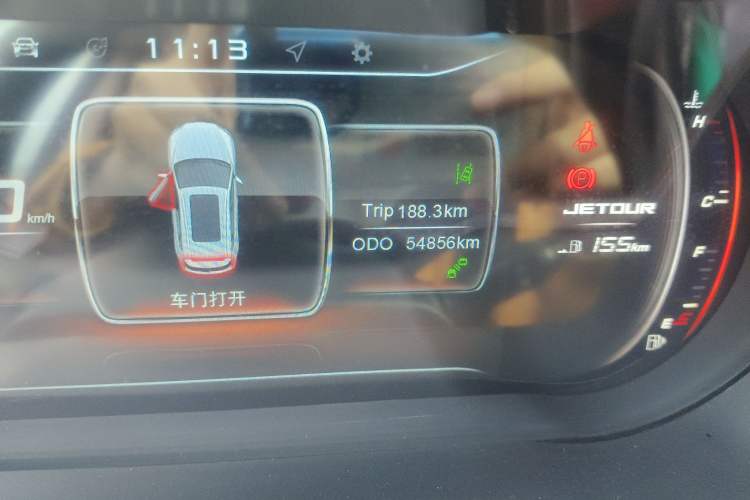 Used JETOUR X70S 2019 1.5T Manual Explore Edition China V Standard Odometer Close Up