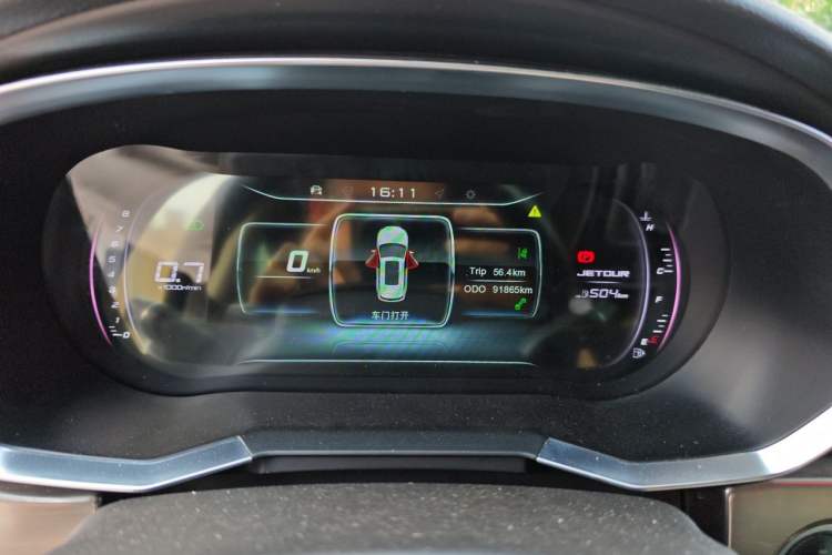 Used JETOUR X70S 2019 1.5T Manual ZHENG TU Version China V Standard Odometer Close Up