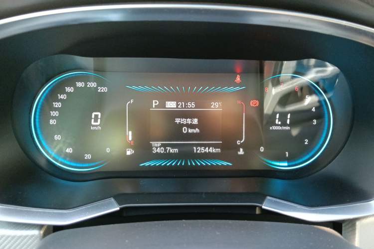 Used JETOUR X70S 2022 1.5T DCT Active Version 5 Seats Instrument Cluster