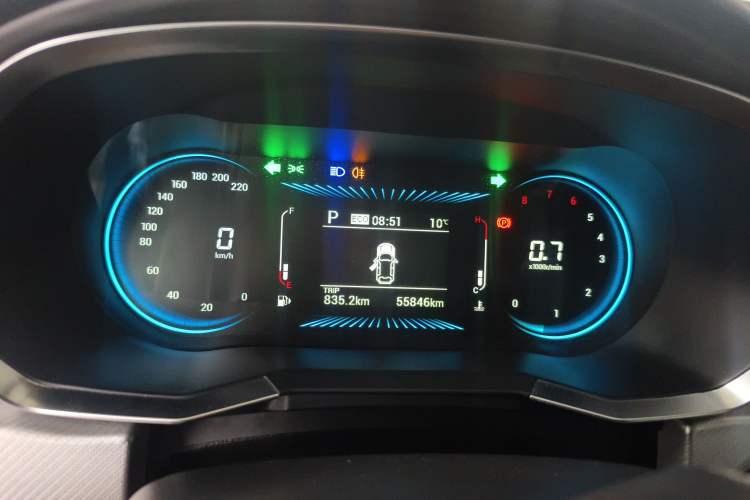 Used JETOUR X70S 2022 1.5T DCT Active Version 5 Seats Instrument Cluster