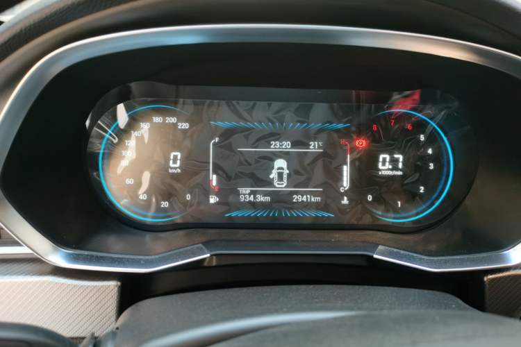 Used JETOUR X70S 2022 1.5T Manual Fanghua Edition 5 Seats Instrument Cluster