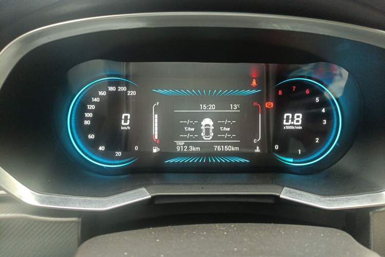 Used JETOUR X70S 2022 1.5T Manual Fanghua Edition 5 Seats Instrument Cluster