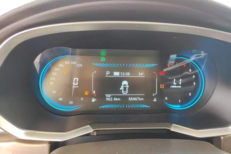 Used JETOUR X70S 2022 1.5T DCT Active Version 5 Seats Instrument Cluster