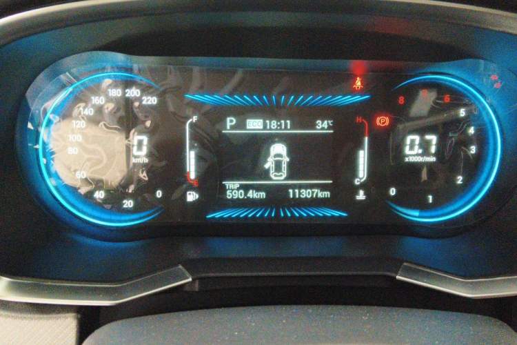 Used JETOUR X70S 2022 1.5T DCT Active Version 7-Seater Instrument Cluster