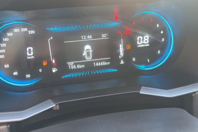 Used JETOUR X70S 2022 1.5T Manual Fanghua Edition 5 Seats Odometer Close Up