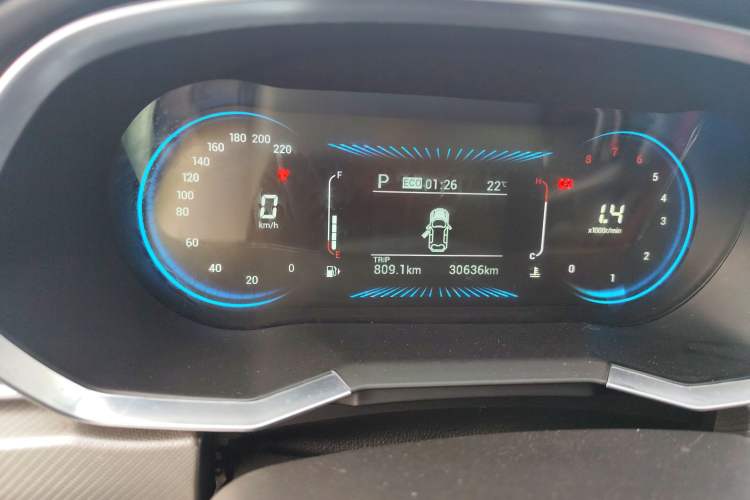 Used JETOUR X70S 2022 1.5T DCT Active Version 7-Seater Odometer Close Up