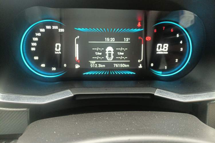 Used JETOUR X70S 2022 1.5T Manual Fanghua Edition 5 Seats Odometer Close Up