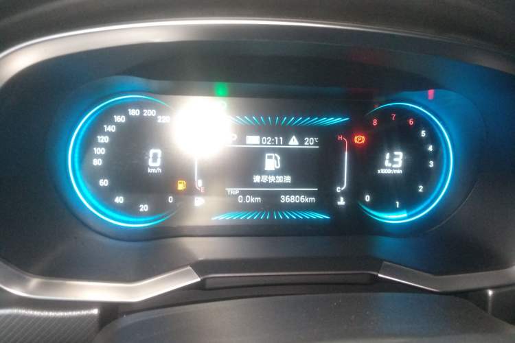 Used JETOUR X70S 2023 1.5T DCT Glory Edition 7-Seater Instrument Cluster