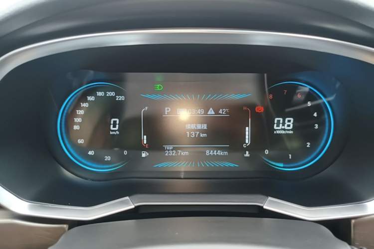 Used JETOUR X70S 2023 1.5T DCT Glory Edition 7-Seater Instrument Cluster