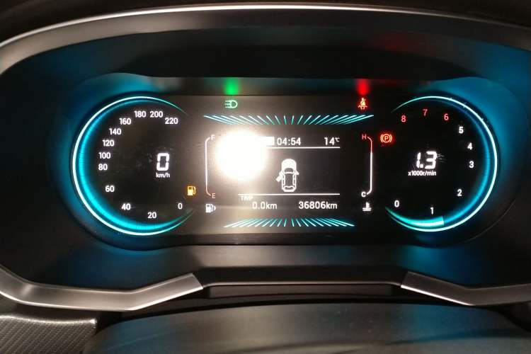 Used JETOUR X70S 2023 1.5T DCT Glory Edition 7-Seater Instrument Cluster