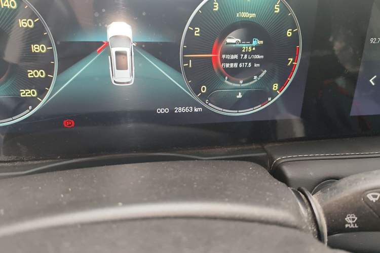 Used JETOUR X90 2020 1.5T Manual Shadow Fun Edition 7-Seater Odometer Close Up