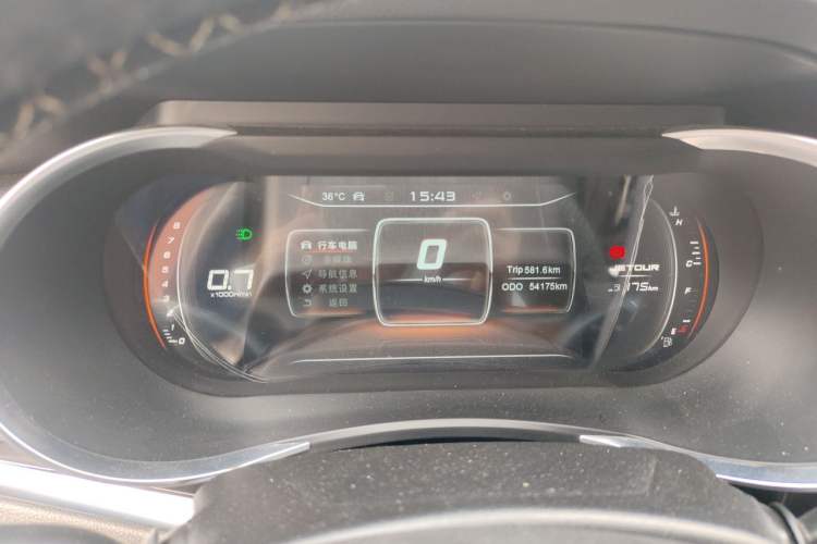 Used JETOUR X90 2019 1.5T Manual Enjoyment Model 6 Seats China VI Standard Instrument Cluster