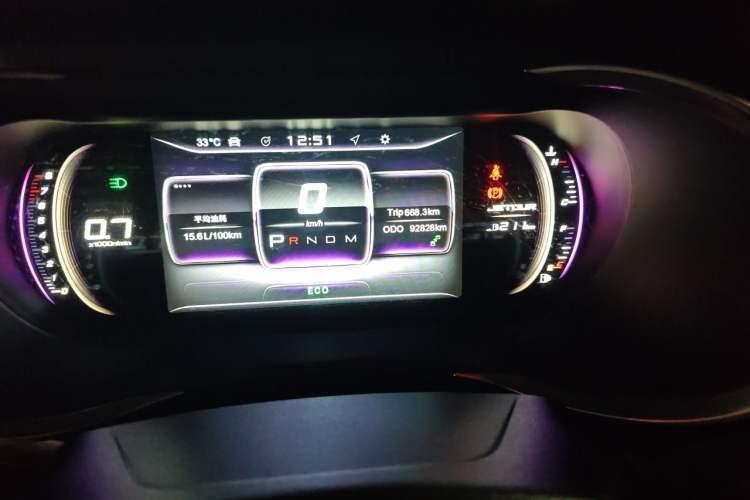 Used JETOUR X90 2019 1.6T DCT Luxury Touring Edition 5 Seats China VI Standard Odometer Close Up