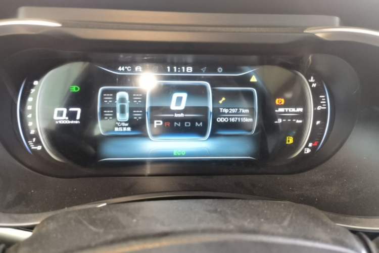 Used JETOUR X90 2019 1.6T DCT Smart Travel Edition 6 Seats China VI Standard Odometer Close Up