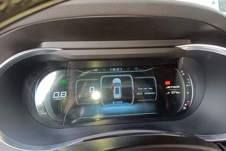 Used JETOUR X90 2019 1.5T Automatic Enjoyment Model 7 Seats China V Standard Instrument Cluster