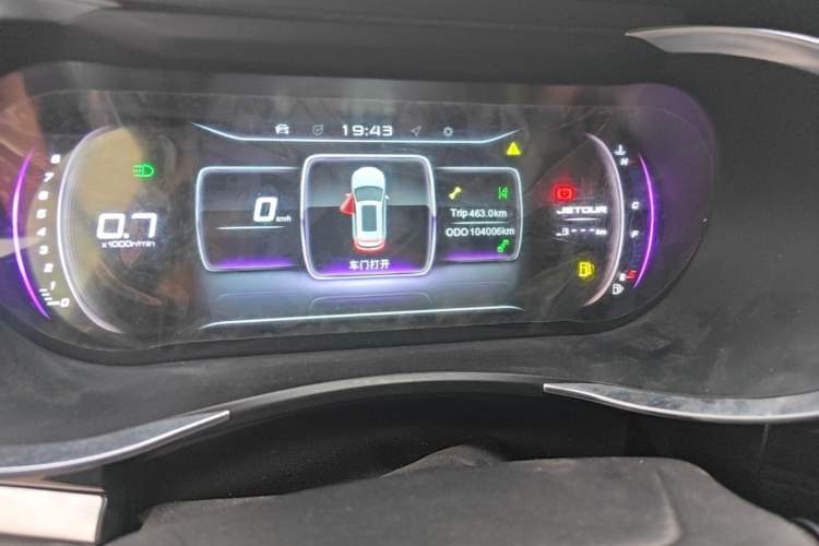 Used JETOUR X90 2019 1.5T Manual Smart Enjoyment Version 5 Seats China V Standard Odometer Close Up