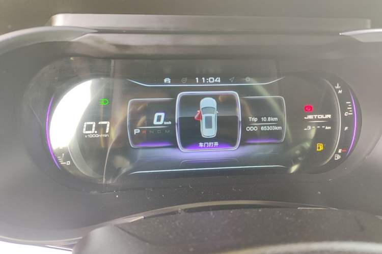 Used JETOUR X90 2019 1.5T Automatic Luxury Model 5 Seats Emission Standard China V Instrument Cluster