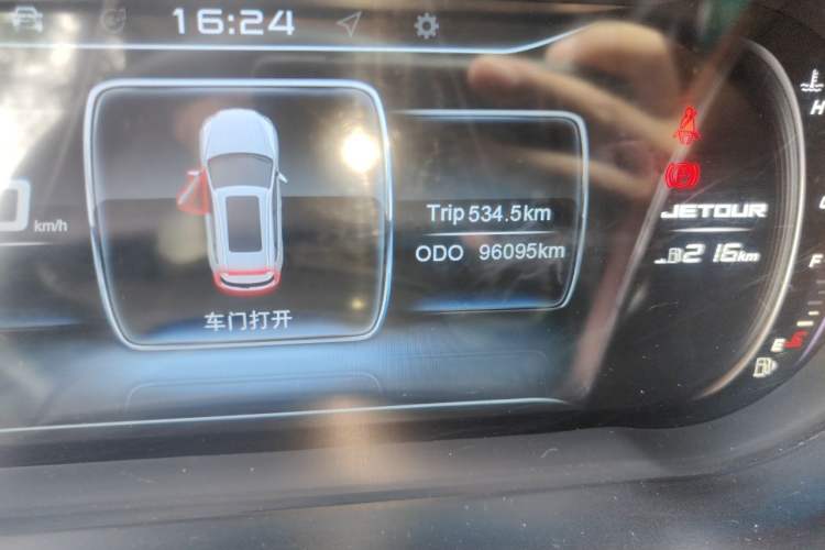 Used JETOUR X90 2019 1.5T Manual Smart Enjoyment 7-Seater China VI Standard Odometer Close Up