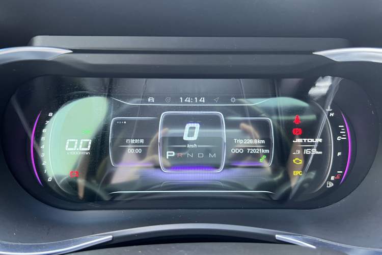 Used JETOUR X90 2019 1.5T Automatic Smart Enjoyment 6-Seater Emission Standard China V Odometer Close Up