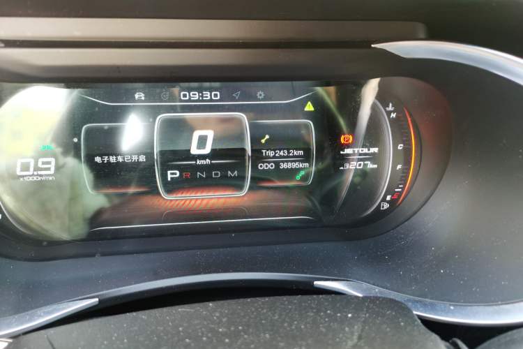 Used JETOUR X90 2019 1.5T Automatic Smart Enjoyment 6-Seater Emission Standard China V Odometer Close Up