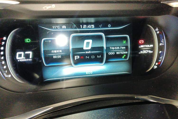 Used JETOUR X90 2019 1.6T DCT Luxury Touring Edition 5 Seats China VI Standard Odometer Close Up