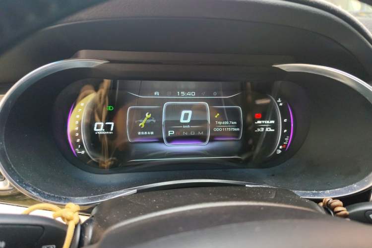 Used JETOUR X90 2019 1.5T Automatic Luxury 7-Seater China V Standard Instrument Cluster